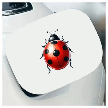 Red Ladybug Insect Black Spots Vinyl Sticker Decal