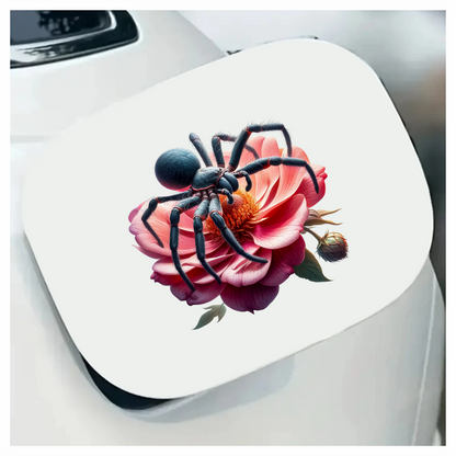 Spider Blue Flower Pink Tarantula Nature Vinyl Sticker Decal