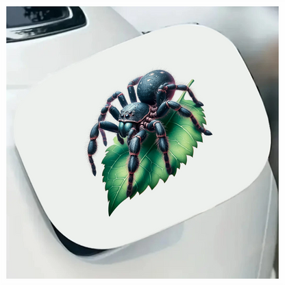 Spider Blue Tarantula Leaf Vinyl Sticker Decal