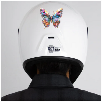 Crystal Butterfly Colorful Sparkling Wings Vinyl Sticker Decal