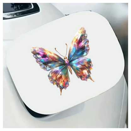 Crystal Butterfly Colorful Sparkling Wings Vinyl Sticker Decal