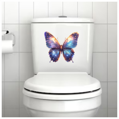 Butterfly Purple Cosmic Bright Wings Vinyl Sticker Decal