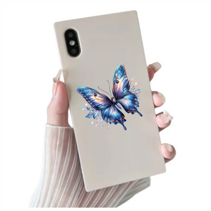 Blue Butterfly Animal Vinyl Sticker Decal