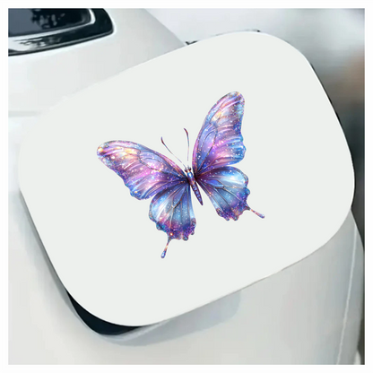 Purple Butterfly Starry Pattern Vinyl Sticker Decal