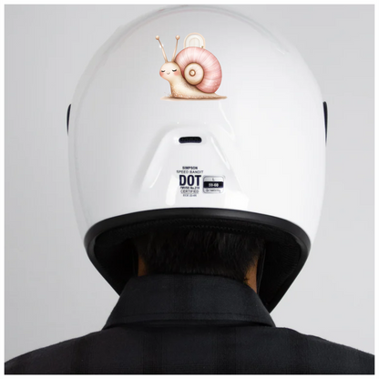 Snail Pink Shell Animal Door Vinyl Sticker Decal