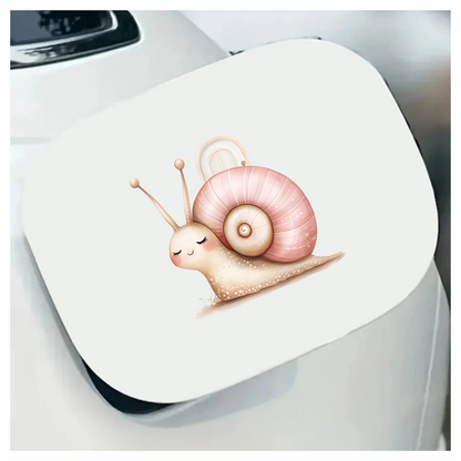 Snail Pink Shell Animal Door Vinyl Sticker Decal