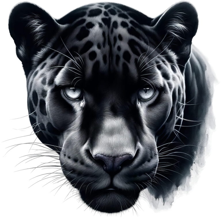 Black Leopard Eyes Vinyl Sticker Decal