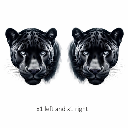 Black Leopard Eyes Vinyl Sticker Decal