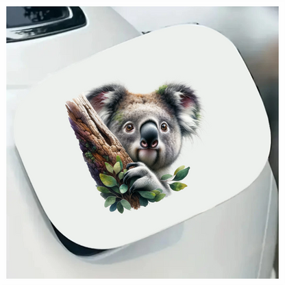 Koala Brown Tree Leaves Cute Animal Vinyl Sticker Decal
