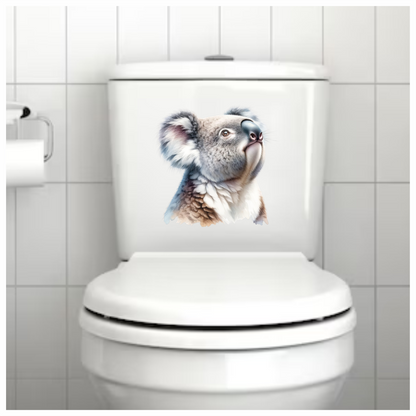 Koala Grey Fur Cute Animal Vinyl Sticker Decal