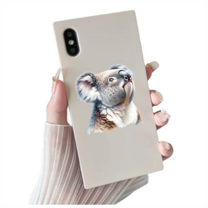 Koala Grey Fur Cute Animal Vinyl Sticker Decal