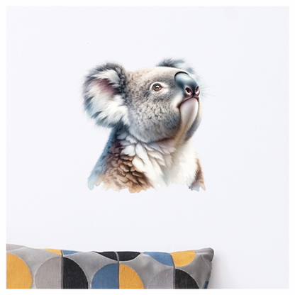 Koala Grey Fur Cute Animal Vinyl Sticker Decal
