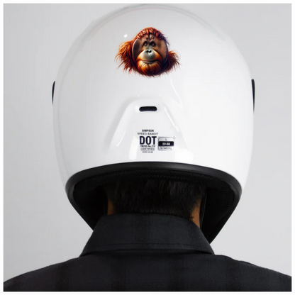 Orangutan Orange Fur Vinyl Sticker Decal