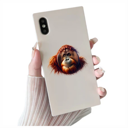 Orangutan Orange Fur Vinyl Sticker Decal