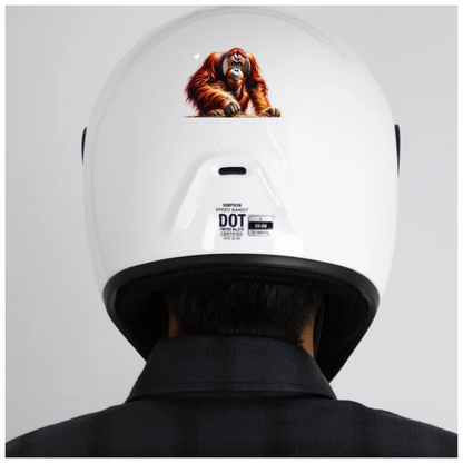 Orangutan Red Fur Jungle Animal Vinyl Sticker Decal