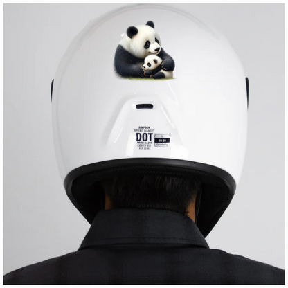 Panda Black White Mother Baby Vinyl Sticker Decal