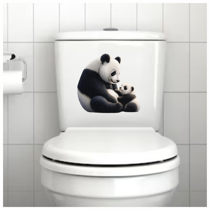 Panda Black White Baby Animal Vinyl Sticker Decal