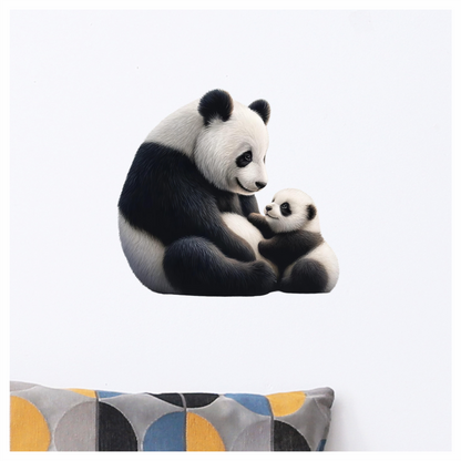 Panda Black White Baby Animal Vinyl Sticker Decal