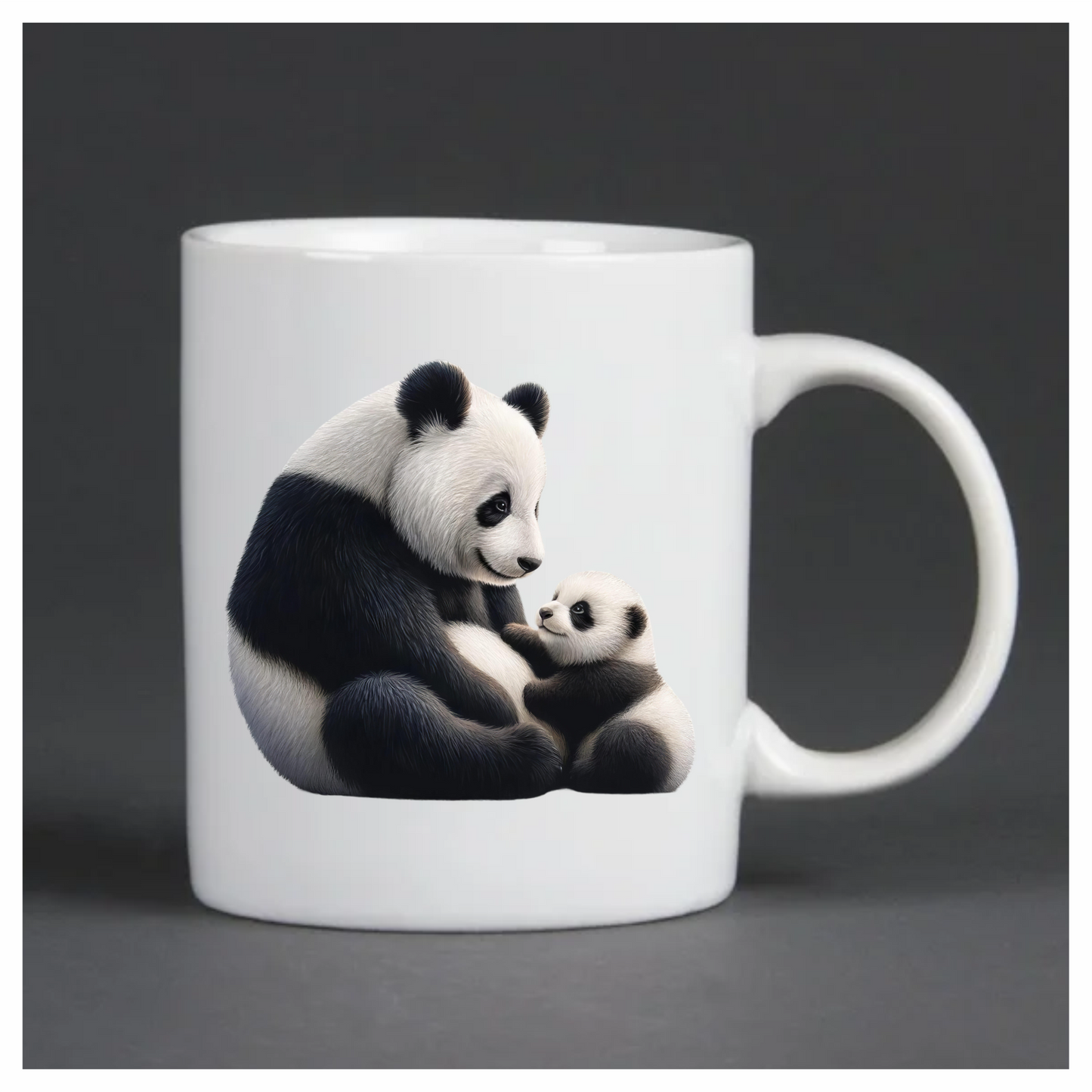 Panda Black White Baby Animal Vinyl Sticker Decal