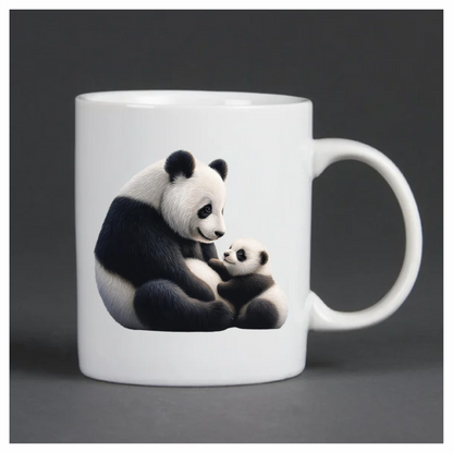 Panda Black White Baby Animal Vinyl Sticker Decal