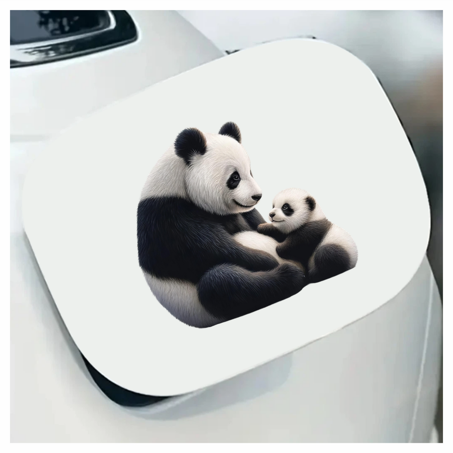Panda Black White Baby Animal Vinyl Sticker Decal