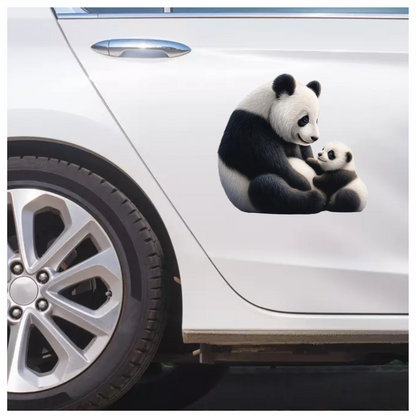 Panda Black White Baby Animal Vinyl Sticker Decal
