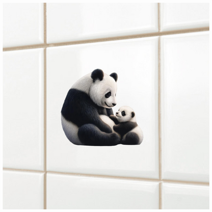 Panda Black White Baby Animal Vinyl Sticker Decal