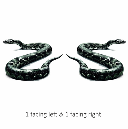 Green Snake Python Vinyl Sticker Decal