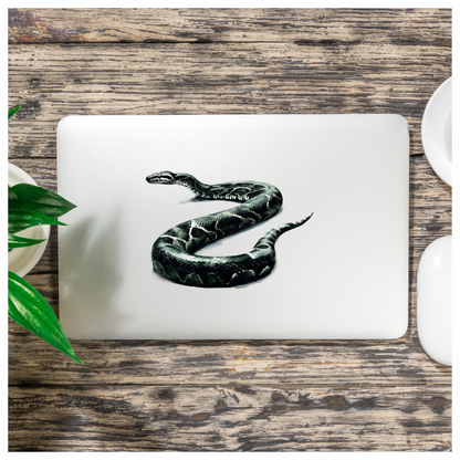 Green Snake Python Vinyl Sticker Decal