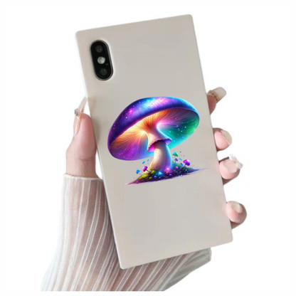 Mushroom Colorful Glow Fantasy Forest Vinyl Sticker Decal