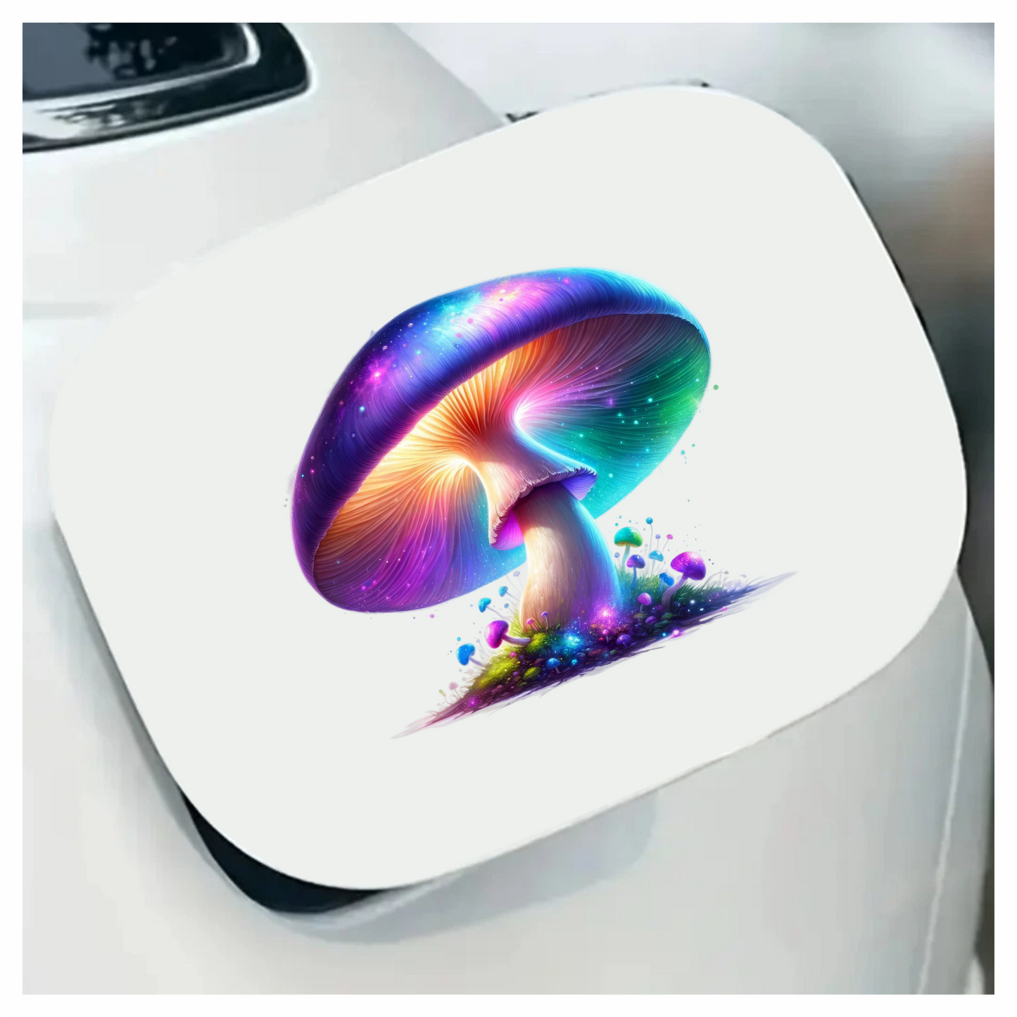 Mushroom Colorful Glow Fantasy Forest Vinyl Sticker Decal