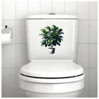 Bonsai Tree Green Pot Grass Vinyl Sticker Decal