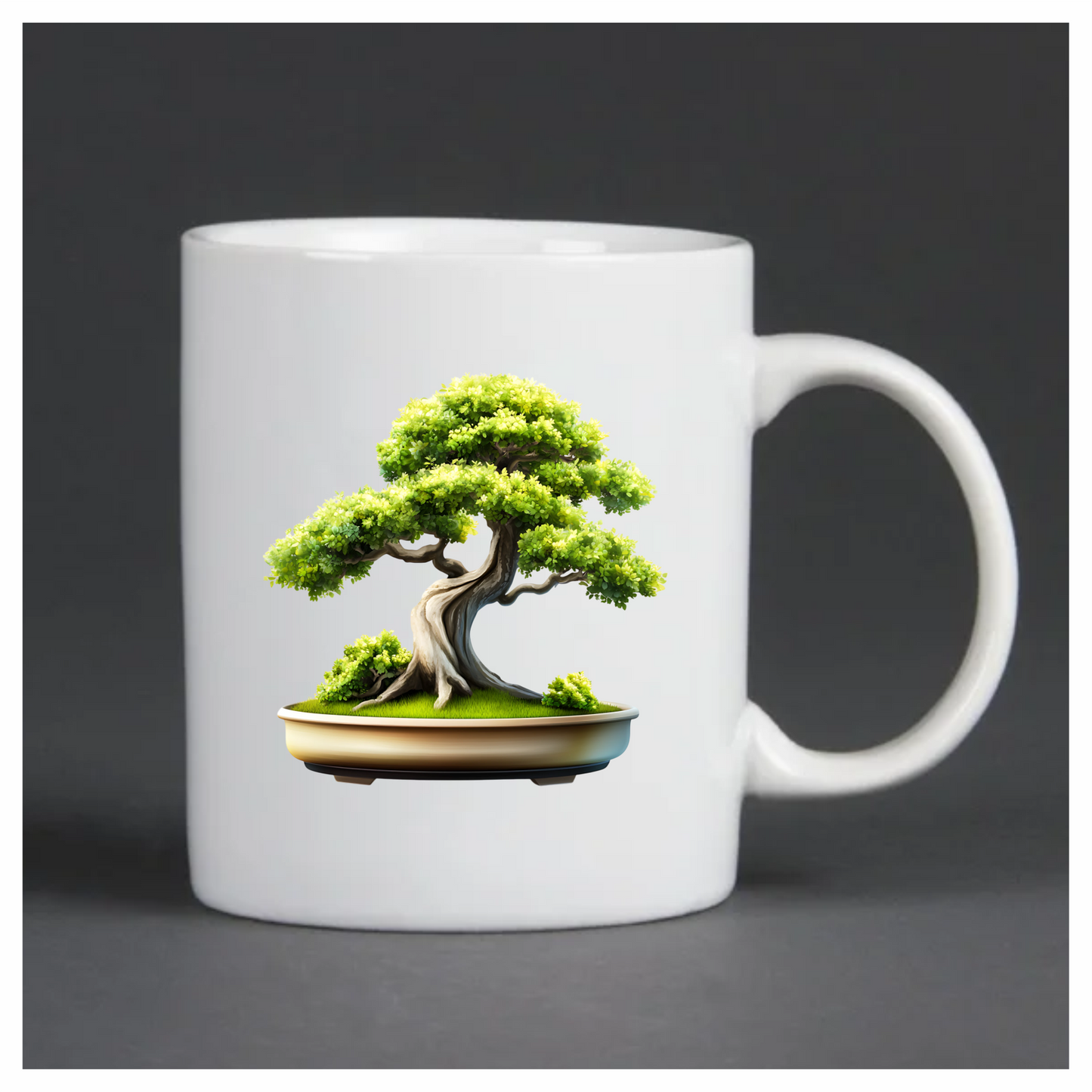 Tree Green Pot Bonsai Nature Vinyl Sticker Decal