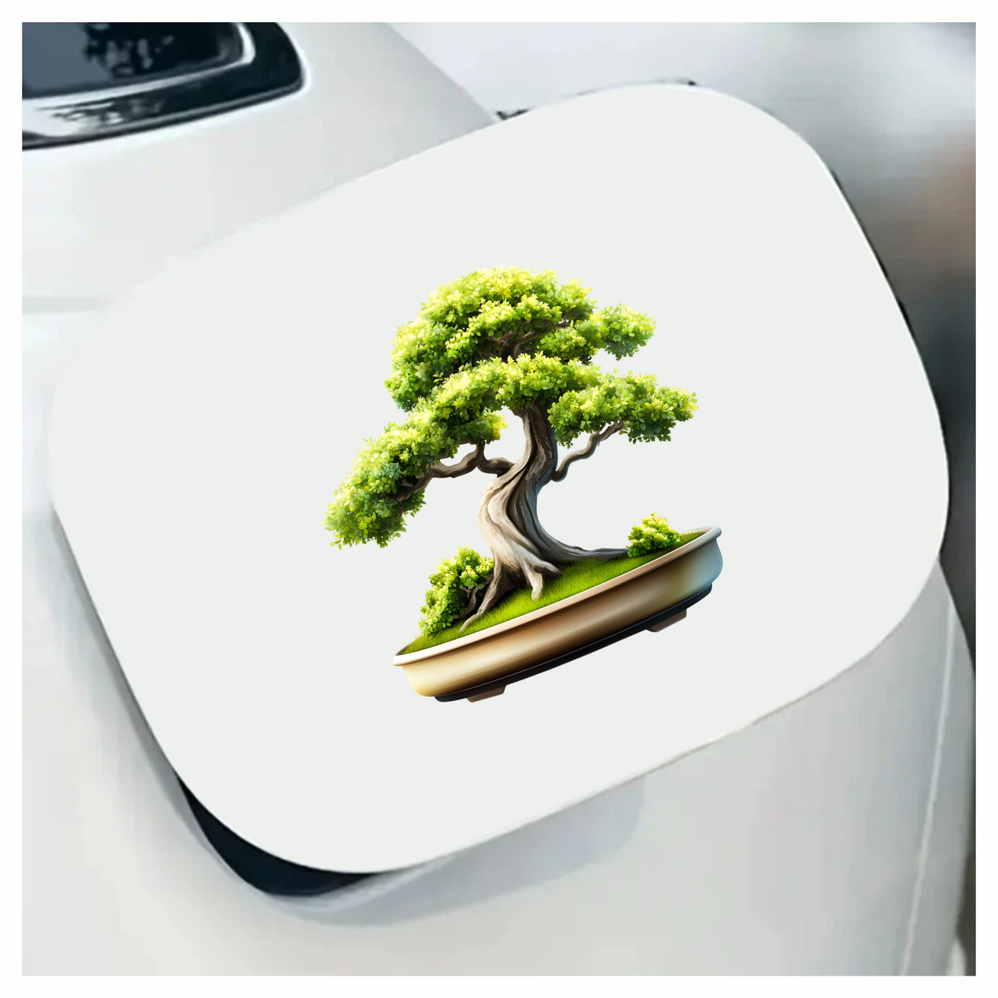 Tree Green Pot Bonsai Nature Vinyl Sticker Decal