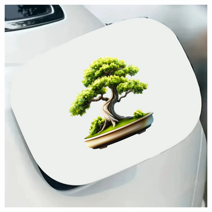 Tree Green Pot Bonsai Nature Vinyl Sticker Decal