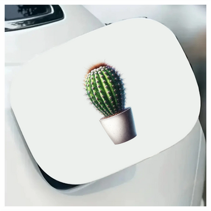 Cactus Green Pot Spiky Plant Vinyl Sticker Decal