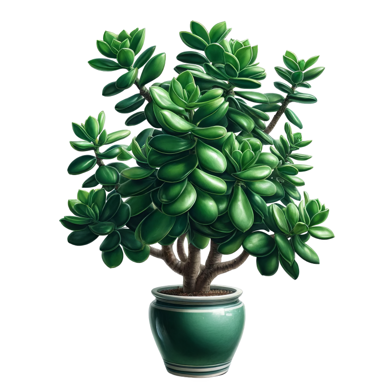 Green Plant Pot Succulent Simple Vinyl Sticker Decal