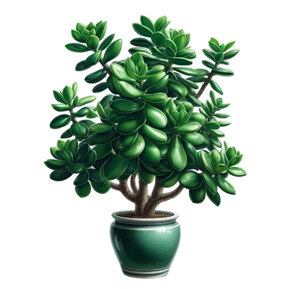 Green Plant Pot Succulent Simple Vinyl Sticker Decal