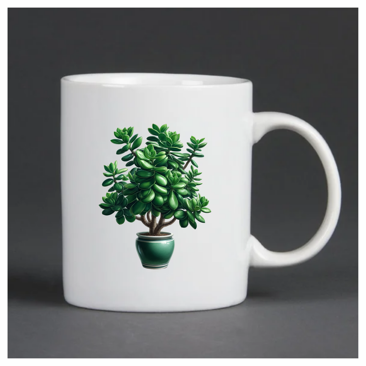 Green Plant Pot Succulent Simple Vinyl Sticker Decal