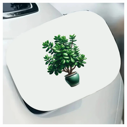 Green Plant Pot Succulent Simple Vinyl Sticker Decal