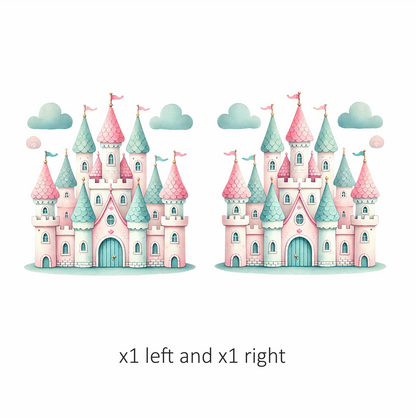 Moon Gradient Pastel Sparkles Vinyl Sticker Decal