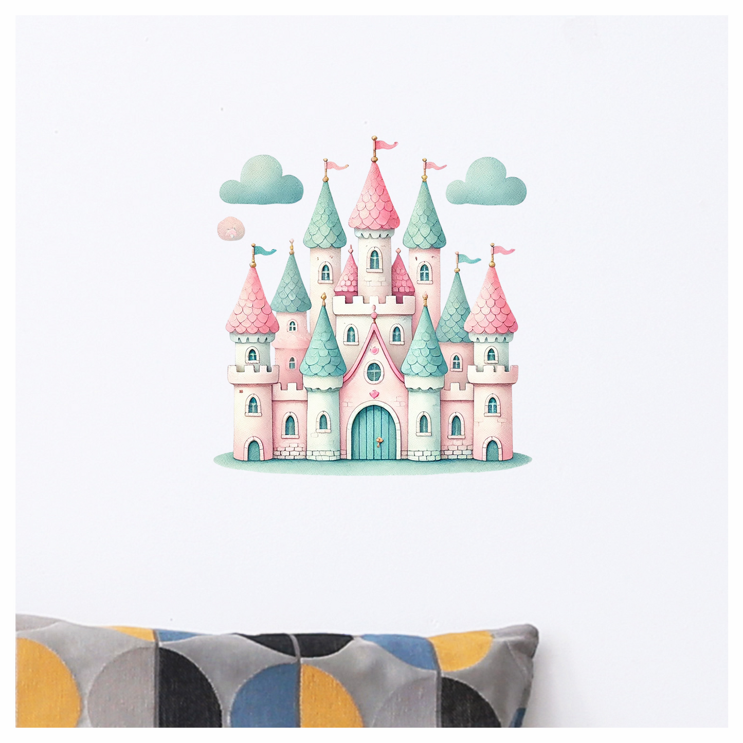 Moon Gradient Pastel Sparkles Vinyl Sticker Decal