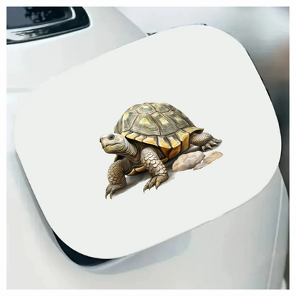 Tortoise Yellow Shell Rocks Vinyl Sticker Decal