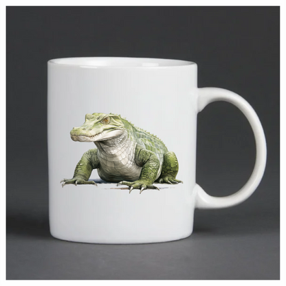 Green Alligator Reptile Scales Strong Vinyl Sticker Decal