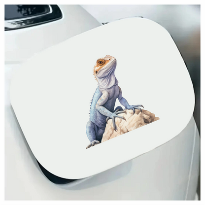 Blue Lizard Rock Desert Vinyl Sticker Decal