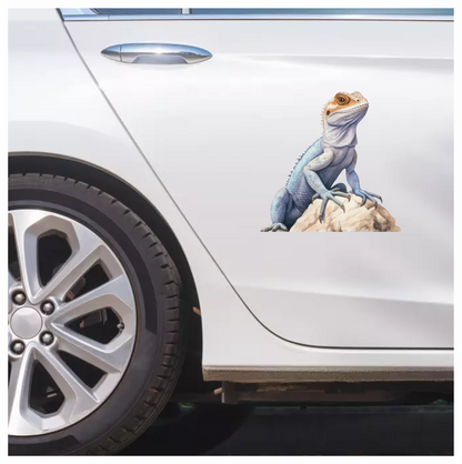 Blue Lizard Rock Desert Vinyl Sticker Decal