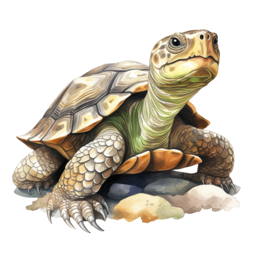 Turtle Green Desert Vinyl Sticker Decal