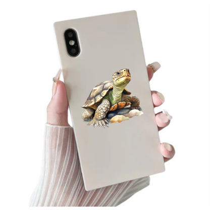 Turtle Green Desert Vinyl Sticker Decal