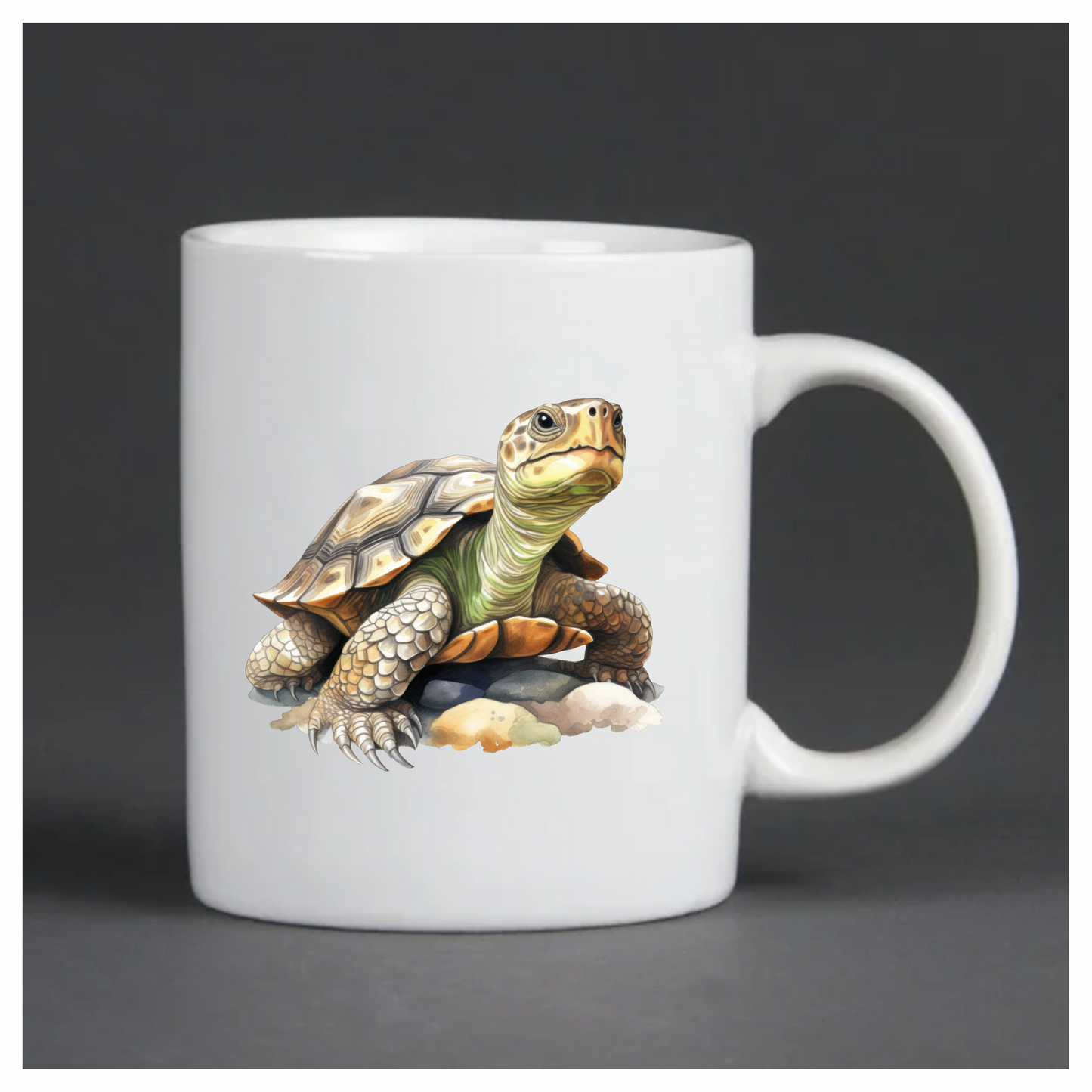 Turtle Green Desert Vinyl Sticker Decal