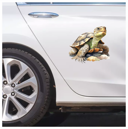 Turtle Green Desert Vinyl Sticker Decal